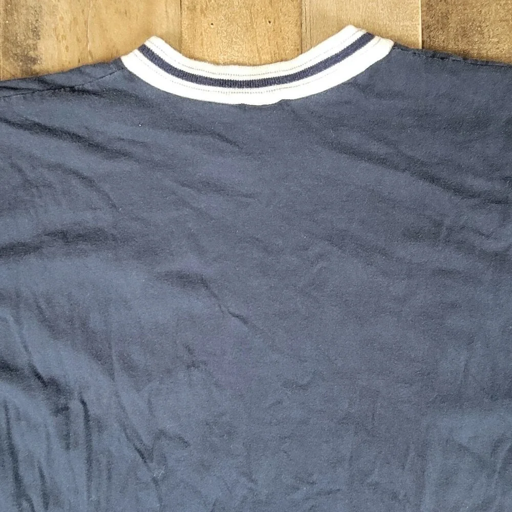 Atlanta Braves‎ Baseball MLB Jostens Vintage 90s Navy Single Stitch XL Shirt